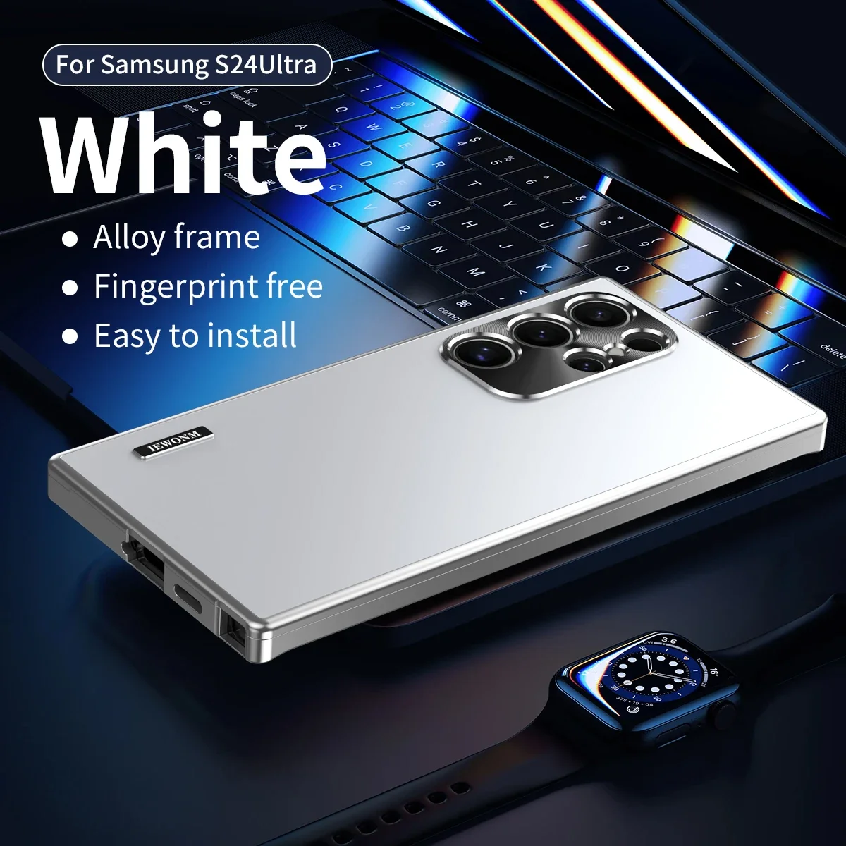 Sleek Magnetic Aluminum Alloy Shockproof Phone Case