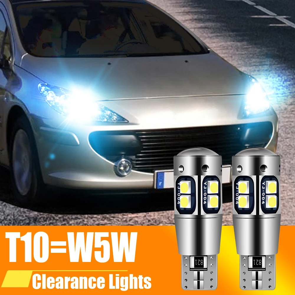 2xLEDClearanceLightW5WT10ForPeugeot1007107206207307SWCC
