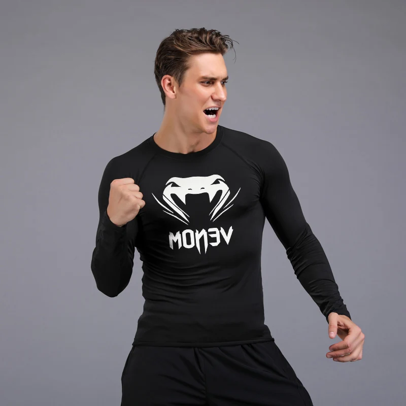 Men's Compression Sportswear Suits Gym Tights Training Clothes Workout Jogging Sports Set Running Rashguard Tracksuit For Men 6