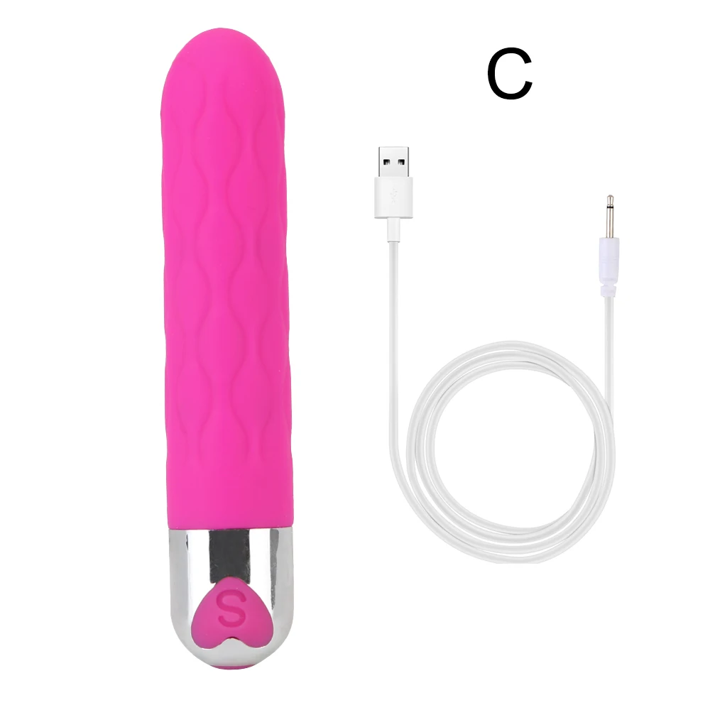 USB Charge 10 Mode Bullet Vibrator Women Clitoral Stimulator Masturbation Erotic Vibrators l G Spot_voghion.com