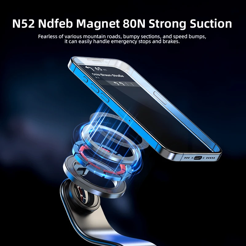 VYVYLABS حامل مغناطيسي حامل هاتف السيارة طوي 15 وا...