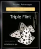 1pc High Quality Special Sparking Stone Replacement Flints For Triangle Welding Spark Lighter 4