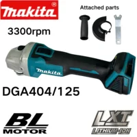Makita 18V DGA404 125/100mm Brushless Lithium Electric Angle Grinder Rechargeable Cutting Machine High Power Polishing Machine 1