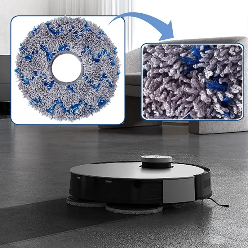 almofadas lavaveis ecovacs t10 turbo deebot x1 02