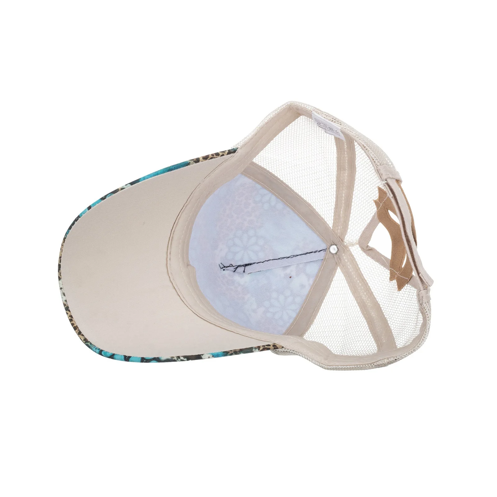 Outdoor Sports Women's Baseball Hat Leisure Duck Tongue Sunshade Mesh Pattern