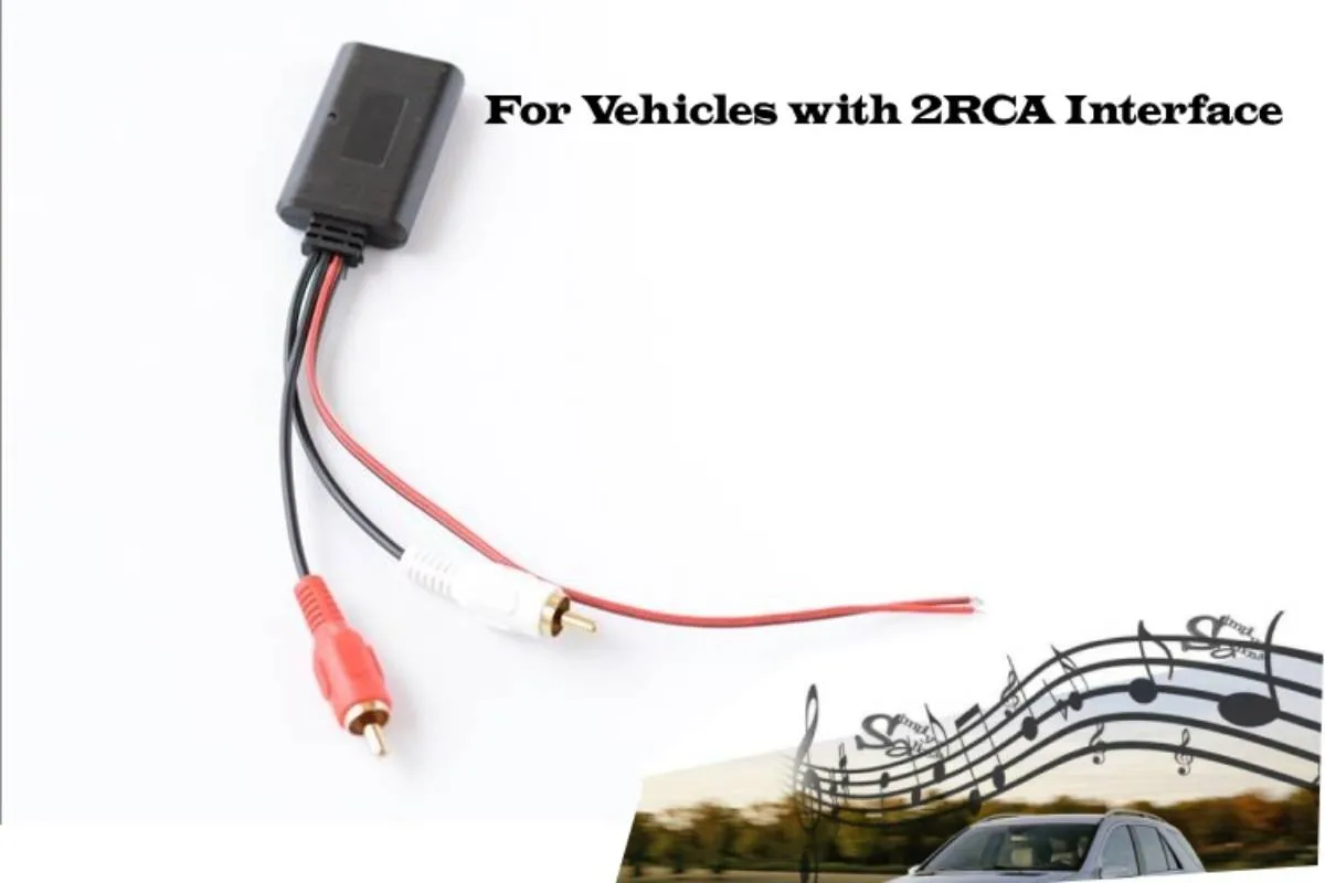 

23cm Car Receiver Module AUX-In Adapter For Vehicles With 2RCA Interface Car Receiver Module AUX-In Adapter Accessories