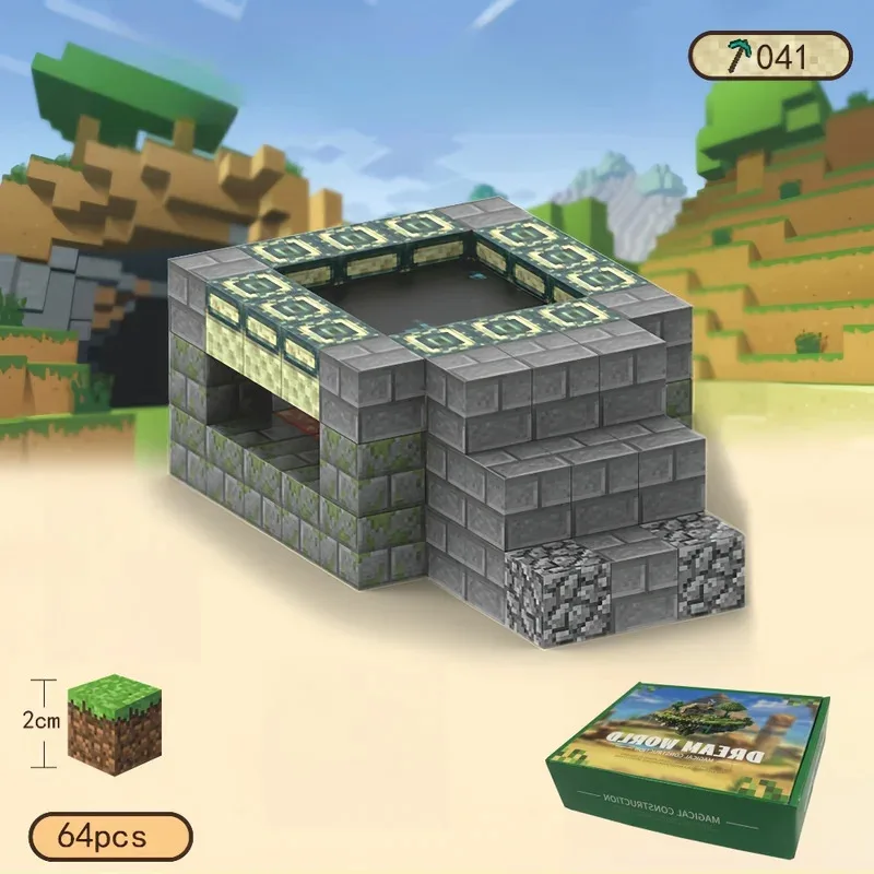 Magnetic Building Blocks Toys for Boys Girls 3+ Build Mine World