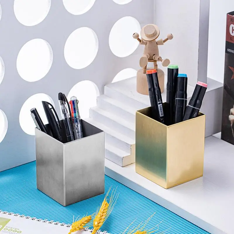 Pen Storage Containers Modern Pencil Holder Cup For Classroom Simple Pencil Case Durable Home Office School Stationary Organizer