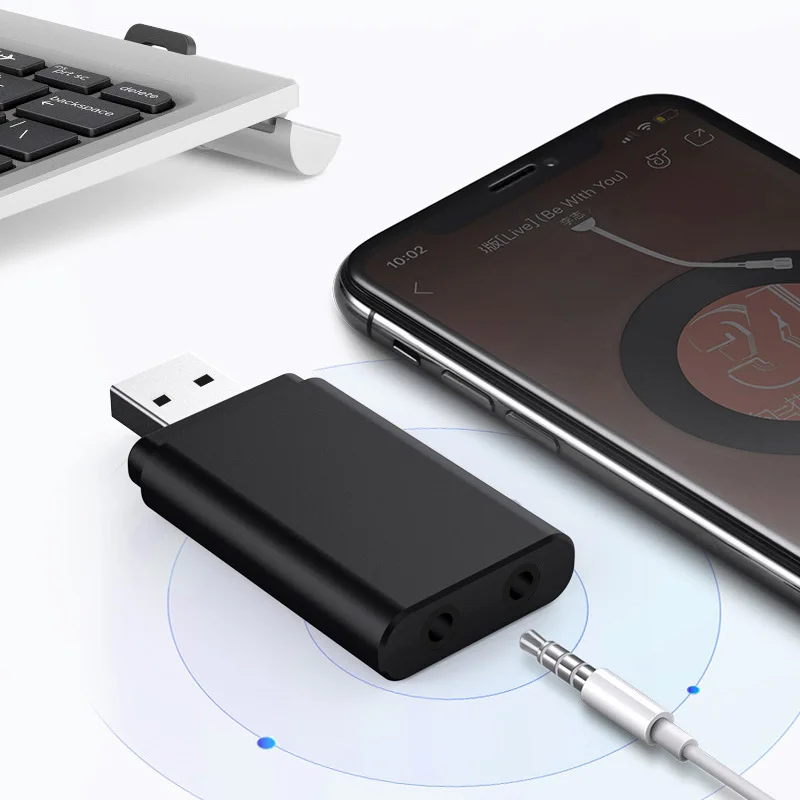 

2in1 USB Bluetooth-compatible 4.2 Receiver Transmitter Portable Audio Wireless Adapter 3.5mm Music Sound Car Speaker Newest