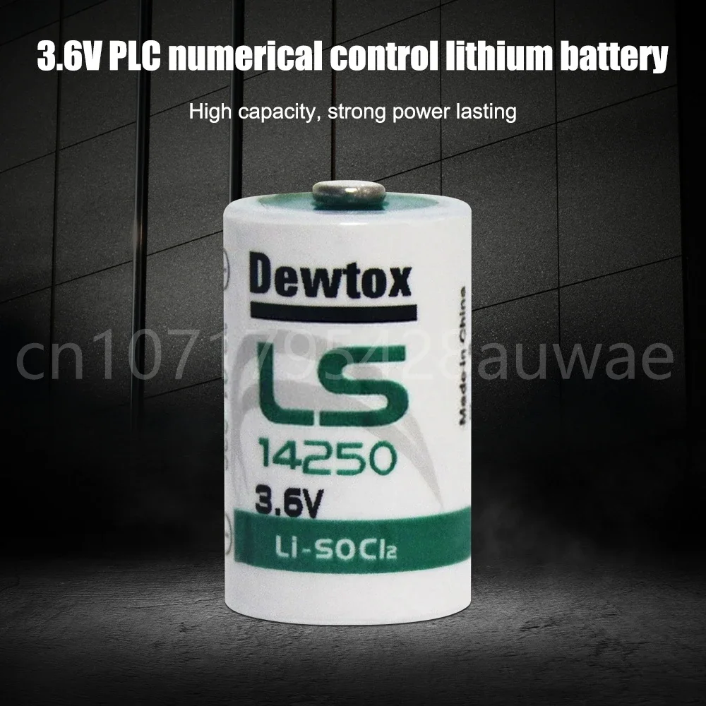 1PCS Dewtox LS14250 L14250 ER14250 14250 1/2AA TL-5902 3.6V Lithium Battery for PLC CNC Machine Tools Gas Meter Real Time Clock 2