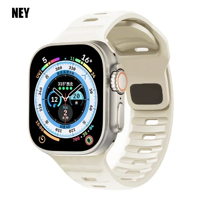Silicone Sport Band for Apple Watch – Premium Fitness Strap Bracelet