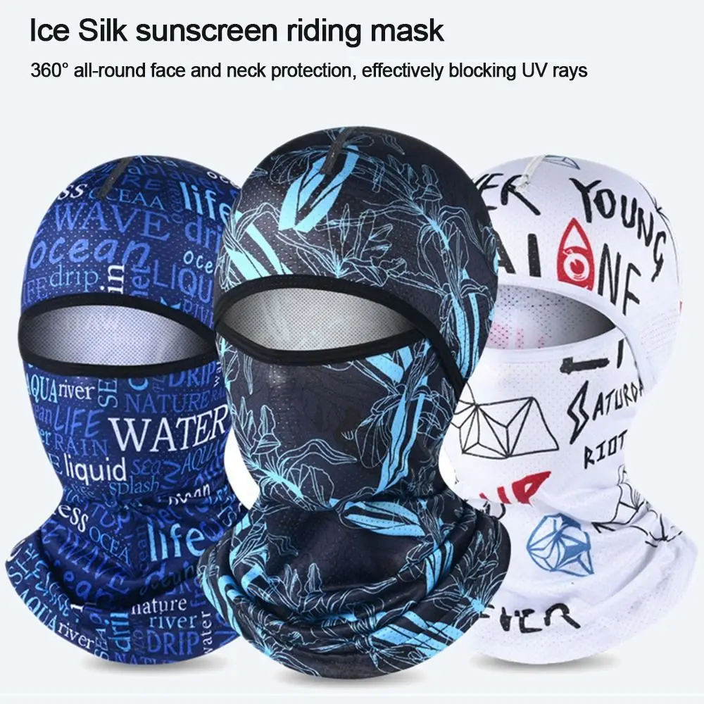 

Sun Protection Face Hood Motorcycle Cycling Helmet Helmet Liner Hats Cycling Balaclava Face Cover Full Face Cap Cooling Neck