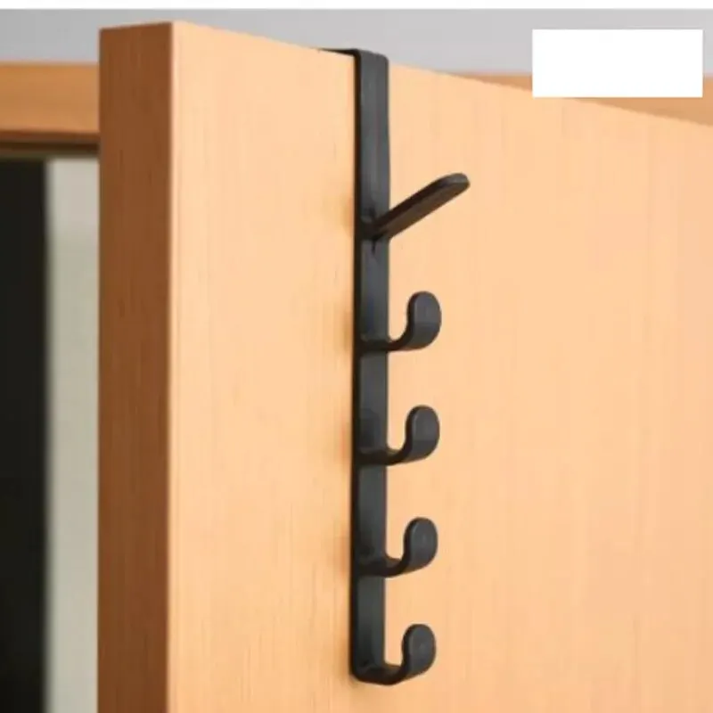 1pc Long Row Of Hooks Behind The Door Bag Rack Ins Dormitory Storage Hanger Wall-mounted Storage Rack Hat Organizer storage hook