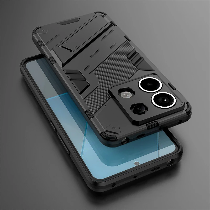 Rugged Shockproof Kickstand Case with Car Mount Feature