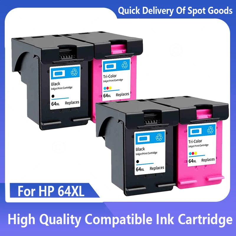 

64 XL 64XL Remanufactured Ink Cartridge For HP64 for HP ENVY Photo 6200 6220 6222 7100 7120 7800 Inspire 7950e Printer