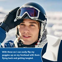 Goggle Grip Retention System for Ski/Snowboard Helmets Goggles Stretched Straps Fastener Winter Sports Skiing Skating 2