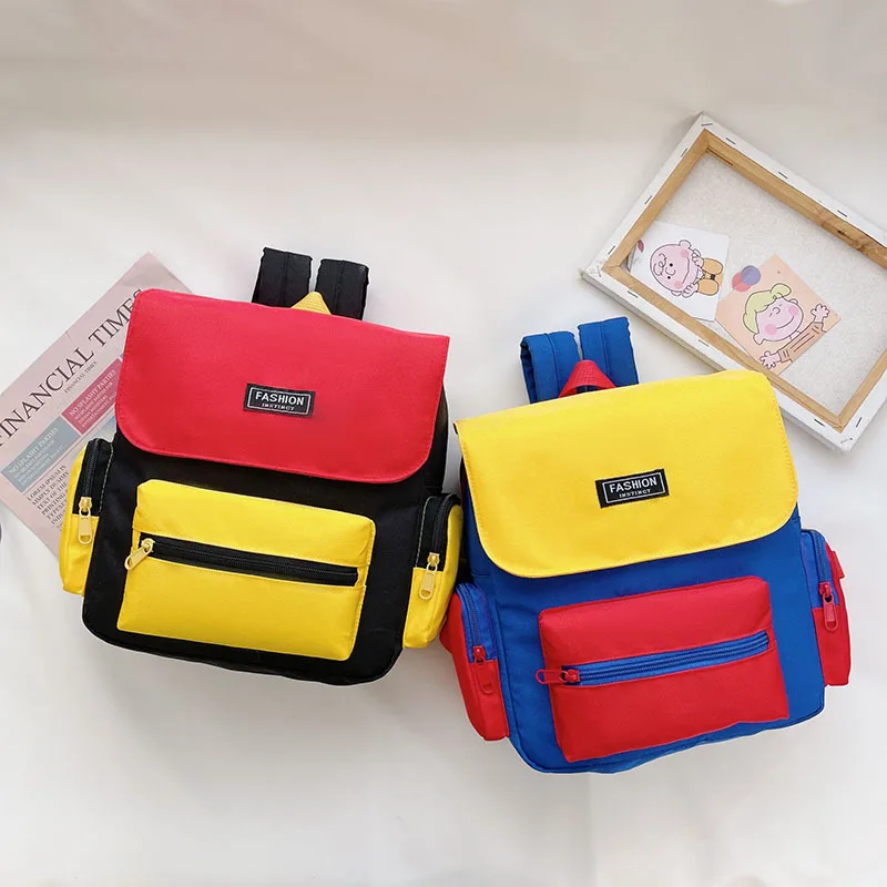 Kindergarten Schoolbag For Boys And Girls Simple Fashionable Large Capacity Children's Backpack Kids Bag Plecak Mochila Escolar