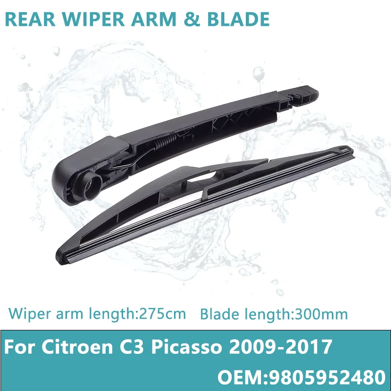 CarWiperBladeWindscreenRearWipersBladeforCitroenC3Picasso20092015Year9805952480