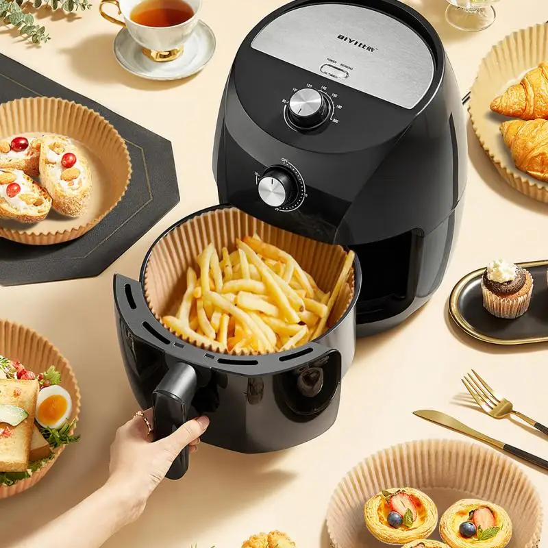 Air Fryer Paper Air Fryer Liners Disposable Air Fryer Liners Air Fryer Accessories 10/30Pcs Air Fryer Disposable Paper Nonstick Airfryer Baking Papers 16cm Round Air-Fryer Paper Liners Kitchen Accessories