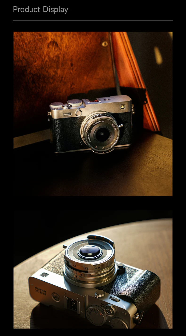 Brightin Star 10mm F5.6 Pro APS-C Fisheye 175 ° Ultra-Weitwinkel-Objektiv mit Manueller Fokussierung für Fuji XF Sony E Nikon Z Canon EOS R M43 A7C XT50 – Detail 27