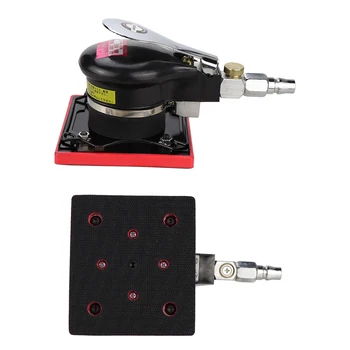 HIFESON Pneumatic Orbital Sander Air Grinder 70X100mm 100X110mm 90X130mm Hardened Steel Core Eccentric Polishing Machine 2