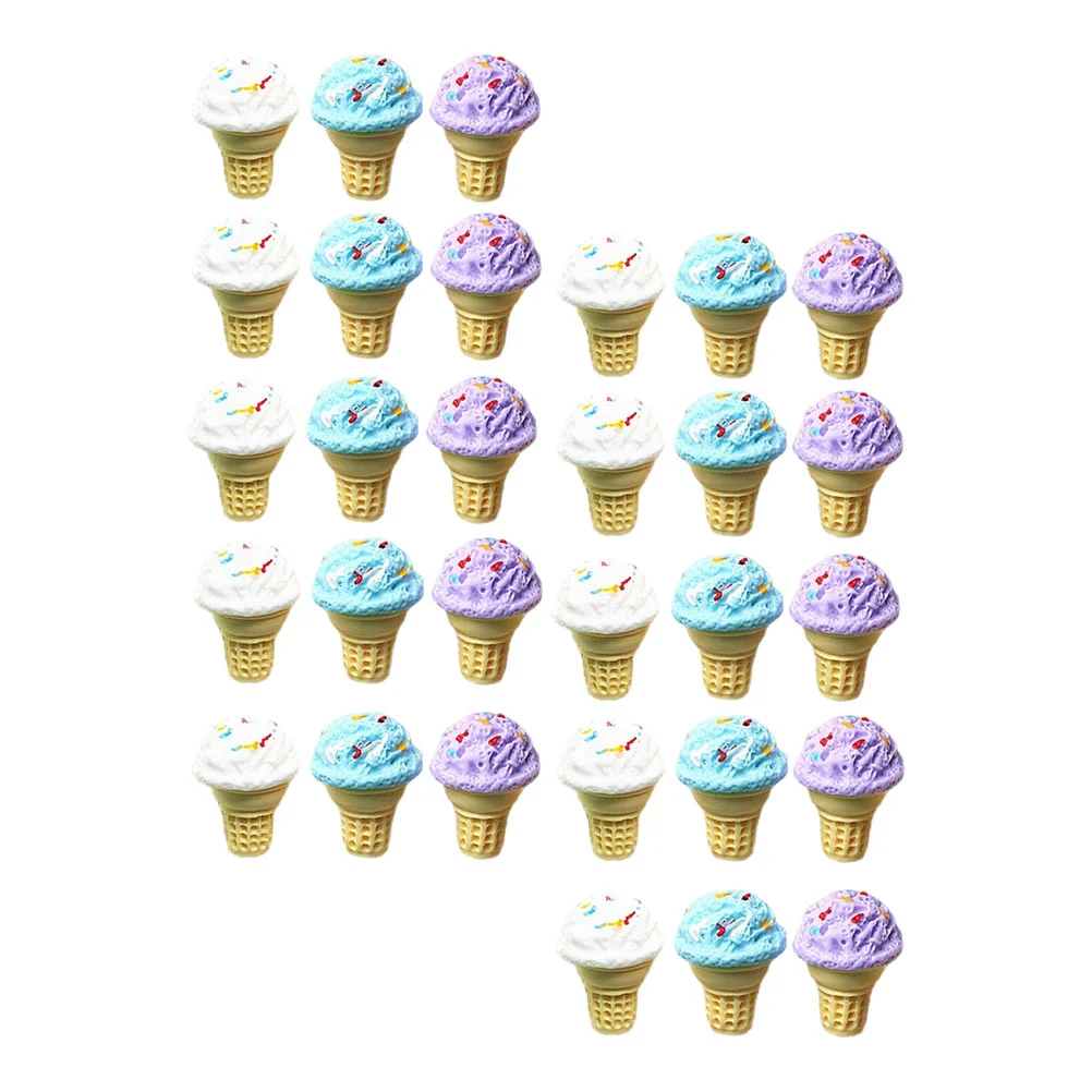 

Имитация мороженого мини-ландшафта украшения миниатюрные микромодели домашний макет мороженое игрушка