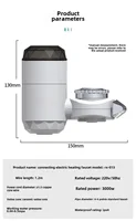 3000W cuisine chauffe-eau électrique robinet instantané robinet d'eau chaude chauffage froid robinet chauffe-eau instantané sans réservoir 5