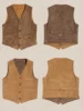 Men's Formal Vest Retro Corduroy Four Buckles Waistcoat Slim Fit Fashion Leisure Vest Costume 2022 Homme For Wedding 6