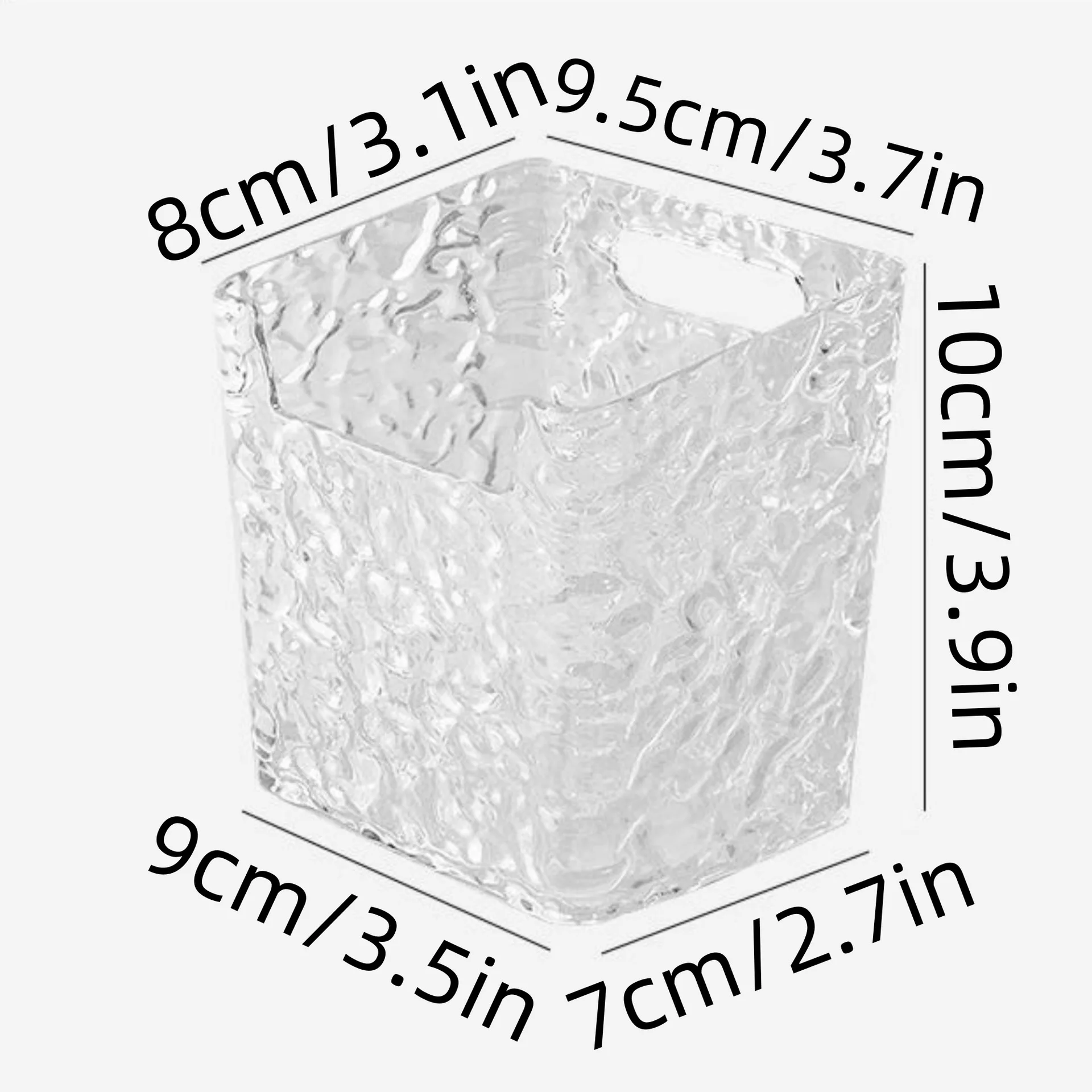 Cosmetics Storage Box Glacier Pattern Storage Box Bathroom Home Dormitory Seamless Wall-mounted Sundries Rack 6