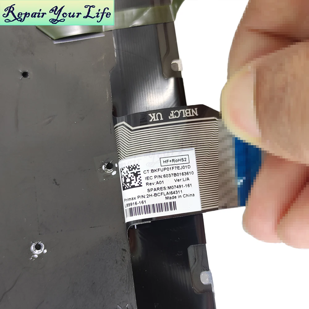 Teclado Espanhol para hp Elitebook Reino Unido la Latim g7 855 g7 850g8 855 g8 L89916161 M07491 M07493 - Imagem 6