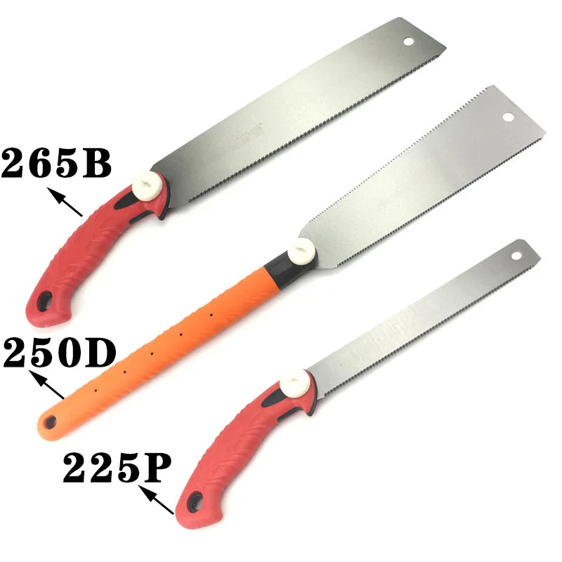 ZK30 Hand Saw SK5 Japanese Saw 3-edge Teeth 65 HRC Wood Cutter For Tenon Wood Bamboo Plastic Cutting Woodworking Tools