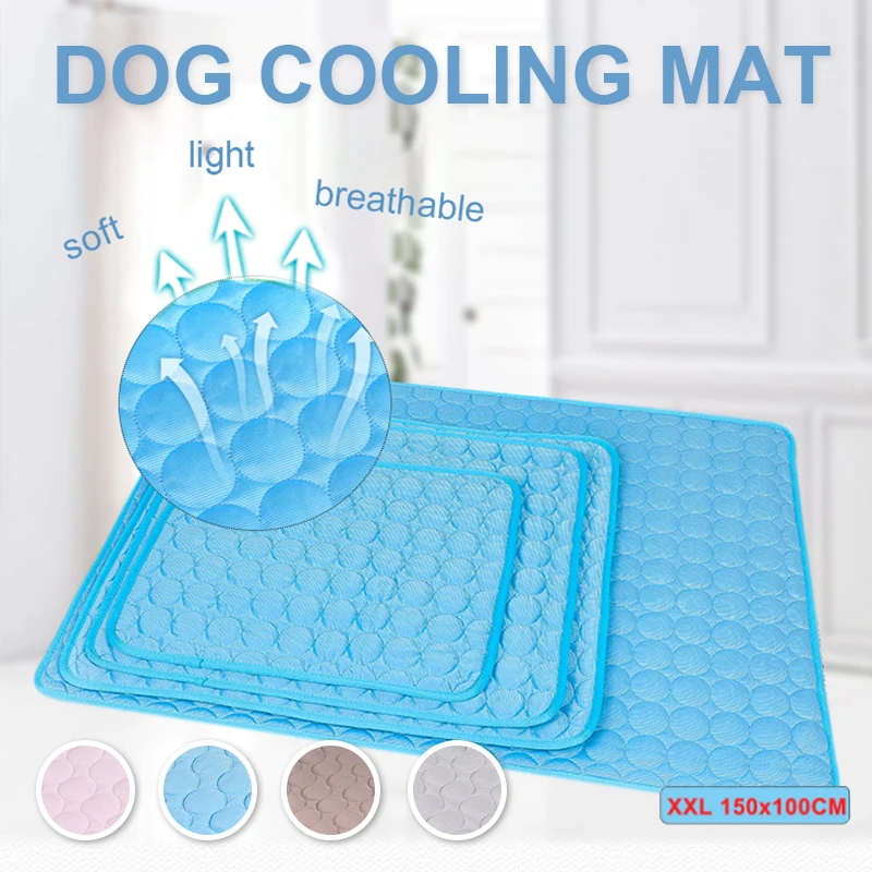 Dog Cooling Mat Extra Large Summer Pet Cold Bed for Small Big Dogs Cat Durable Blanket Sofa Cat Ice Pad Blanket Pet Accessories pet bed pet blanket pet cooling mat pet bed mat dog bed