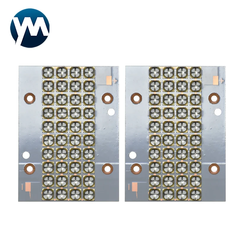 UV LED 모듈 uv led 쿼트 10W uv 365nm 칩, 385nm, 395nm, 405nm uv led 조명, 3D 인쇄 실크 스크린 잉크 접착제, 400W
