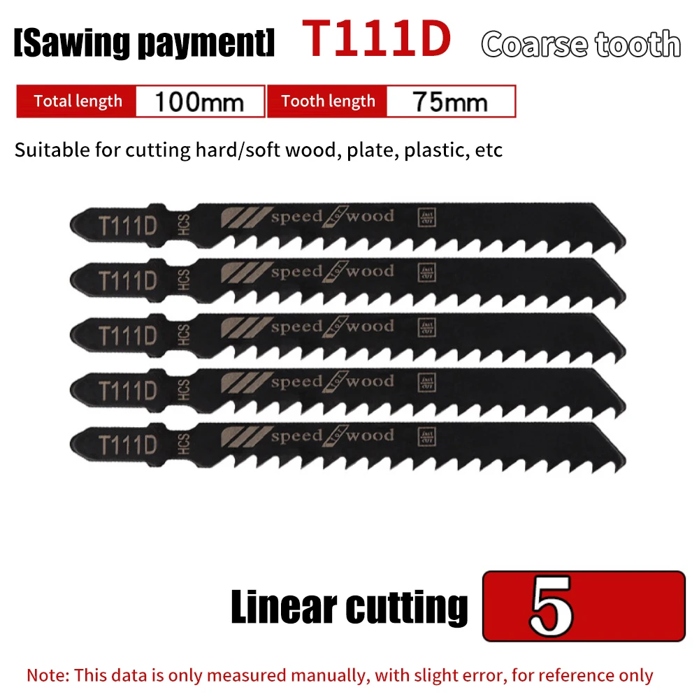 

132mm T318A T-shank Saw Blades For Wood Metal Cutting Blades Reciprocating Saw Blade Set Jigsaw Blade