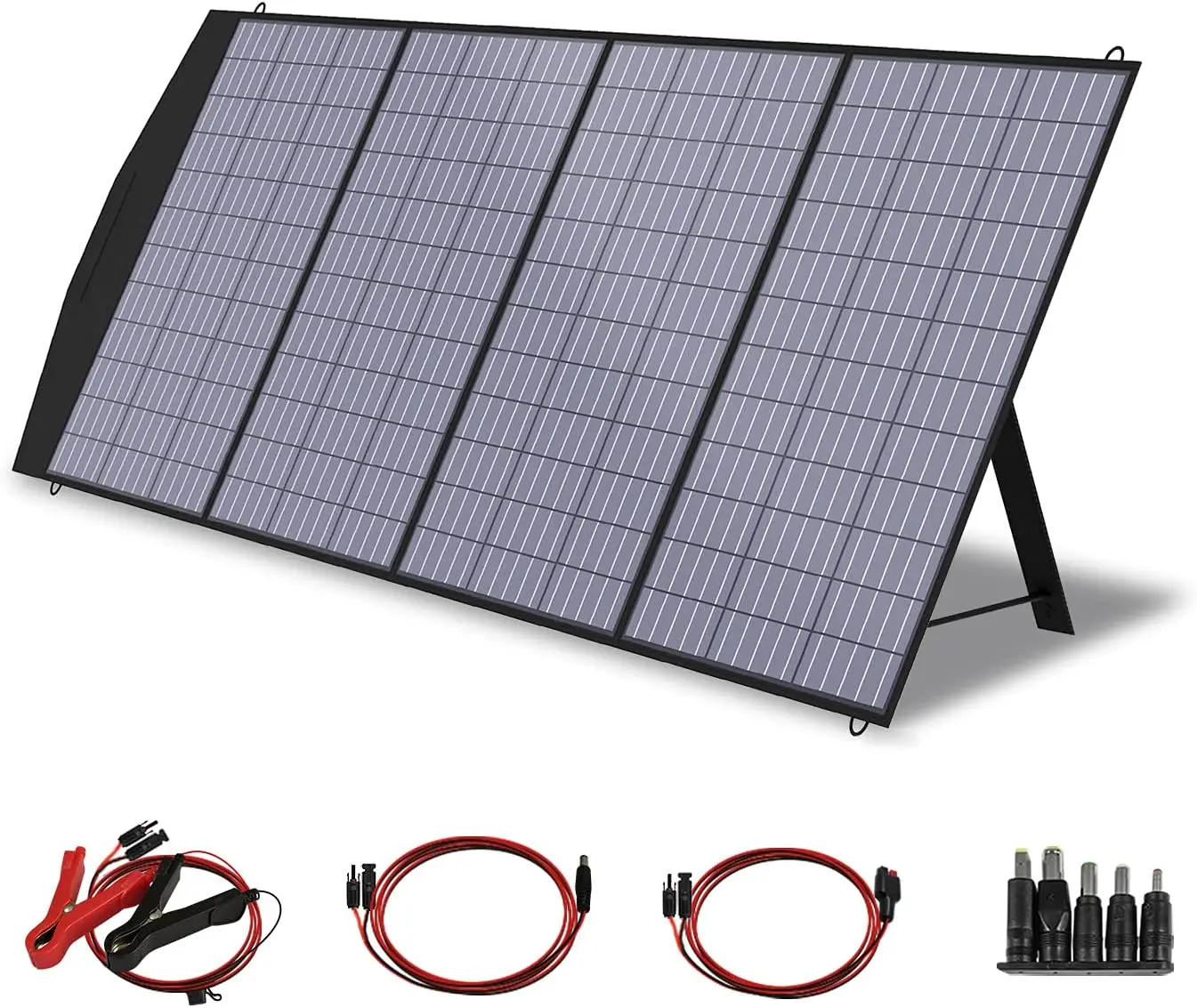 

200W Portable Solar Panel 18V Foldable Solar Panel Kit with -4 Output Waterproof IP66 Solar Charger for RV Laptops Solar Generat