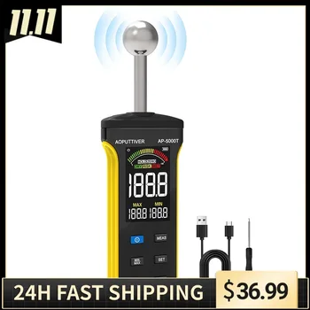 Pinless Moisture Meter for Wood, Non-Destructive Moisture Detector with Alarm, 20-40mm Depth Humidity Tester for Drywall