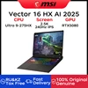 2025 MSI Vector 16 HX AI Gaming Laptop 16 Inch 2.5K 240Hz IPS Screen Notebook Ultra 9-275HX 16GB 1TB RTX5080 Netbook Computer PC 1