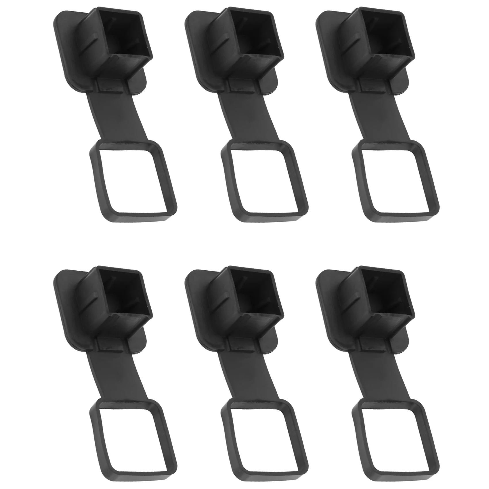 

6pcs 2 Inch Trailer Hitch Cover Plug Cap Rubber Fits 2 Inch Receivers Class 3 4 5 for Toyota Ford Jeep Chevrolet