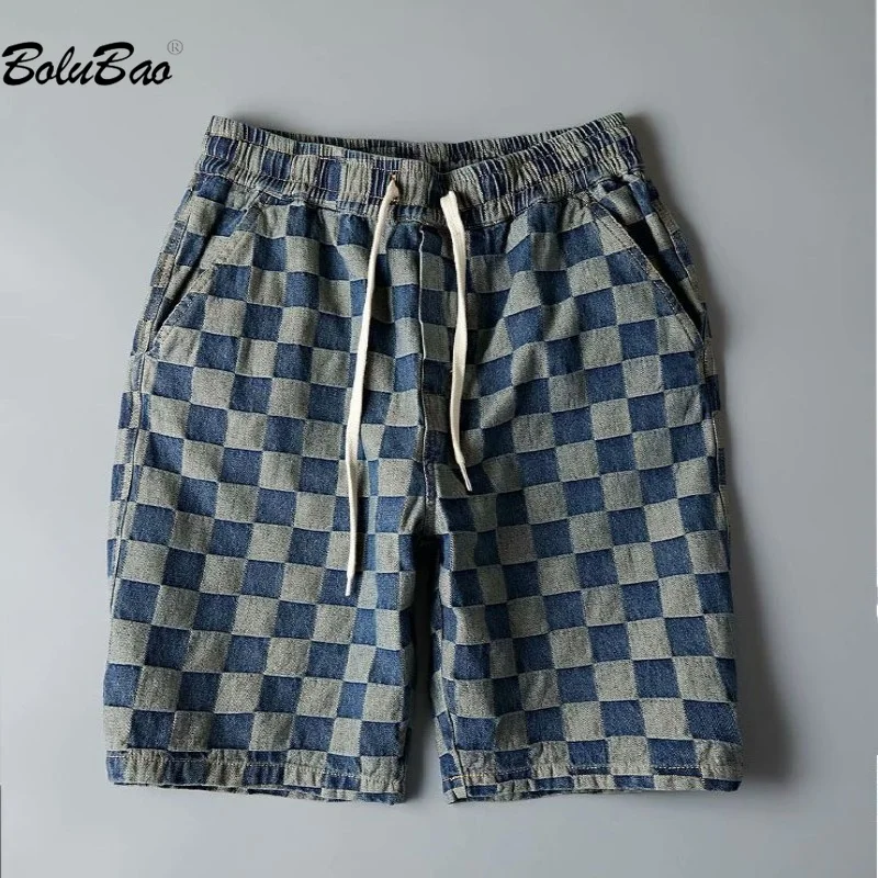 

BOLUBAO 2023 Outdoor Casual Shorts Men's Slim Breathable Wash Done Old Five Cent Beach Pants High-Quality Design Shorts Men's