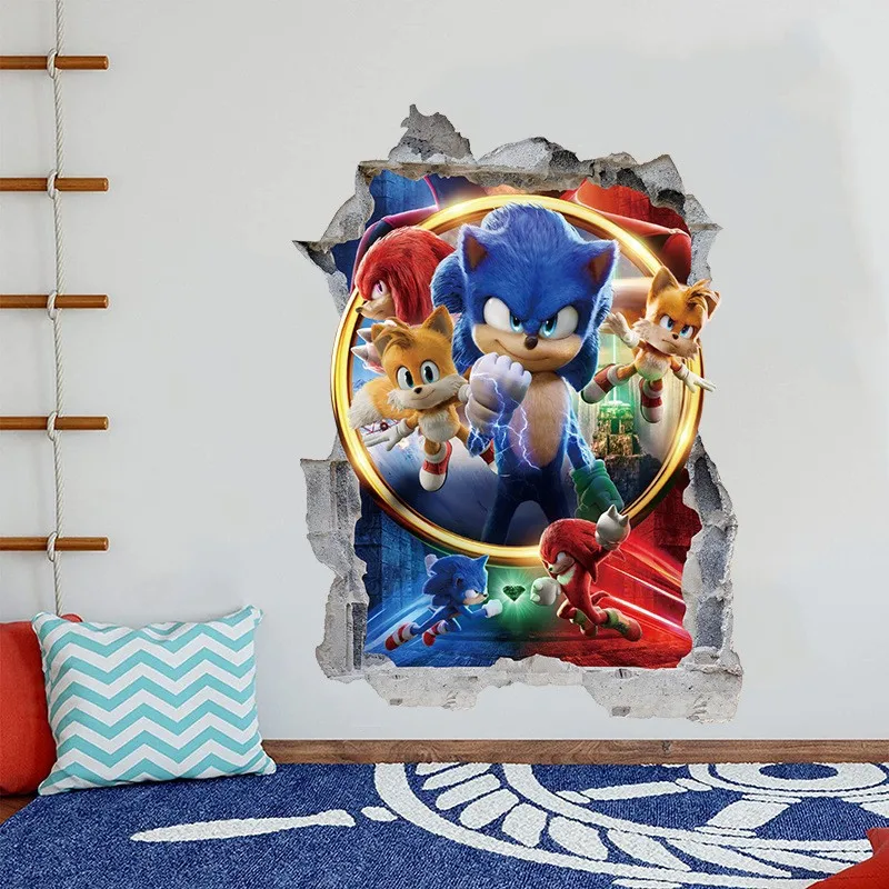 Adesivo de Parede Faixa Sonic 2