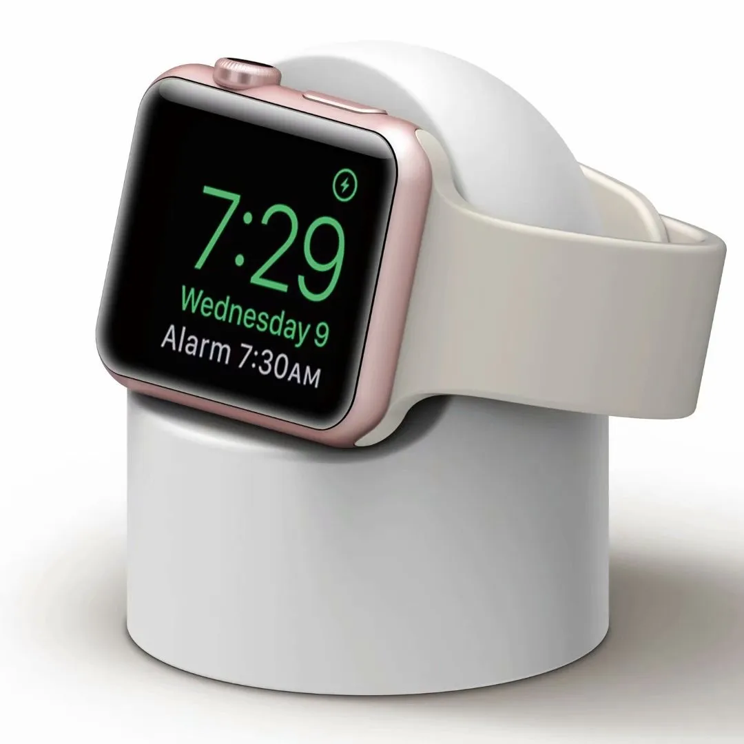 Siliconce Bracket Charger Dock Station Charging Holder for Apple Watch Stand Series SE/6/5/4/3/2/1 Watch Charging Stand