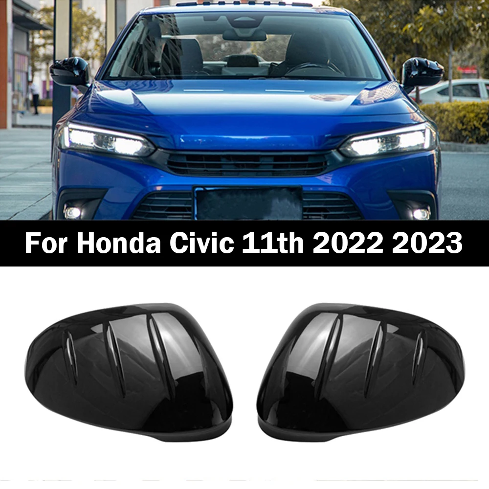 

1 пара, карбоновый внешний вид, черная фотосессия, подходит для Honda Civic 11 поколения, 2021, 2022, фотосессия, Стайлинг автомобиля