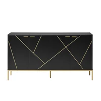 KOMHTOM Four Doors Metal Feed Sideboard