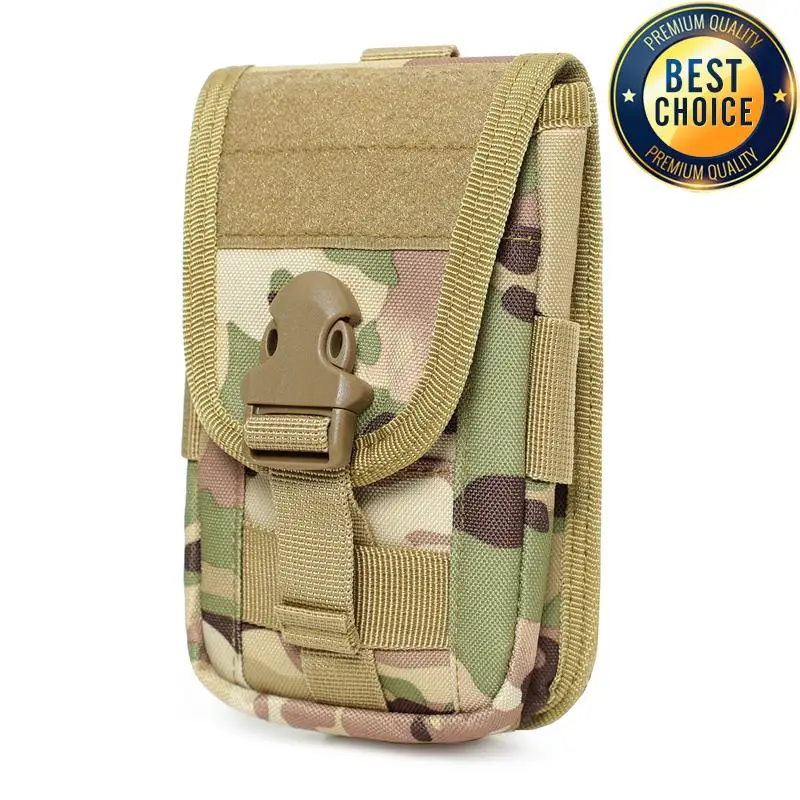 Camo Tactical Running Bag with Molle Accessory and Power Bank