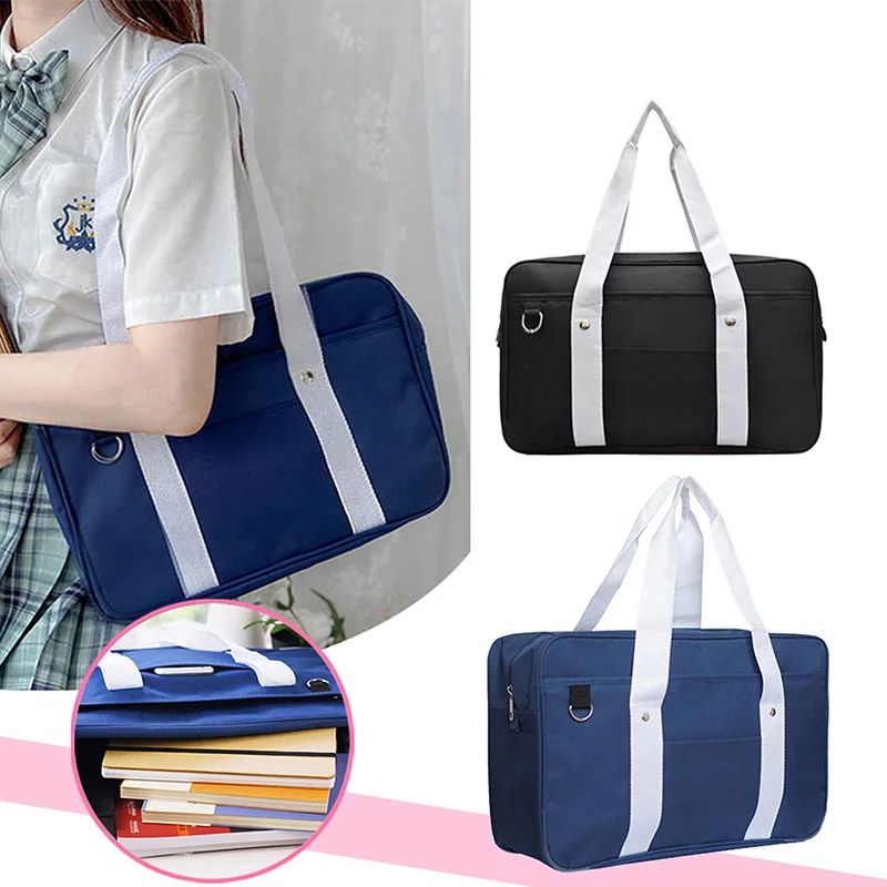 

Japanese College Student Bags School Bag JK Commuter Bag Briefcase Anime Costume Shoulder Tote Computer Bags Messenger Handbags