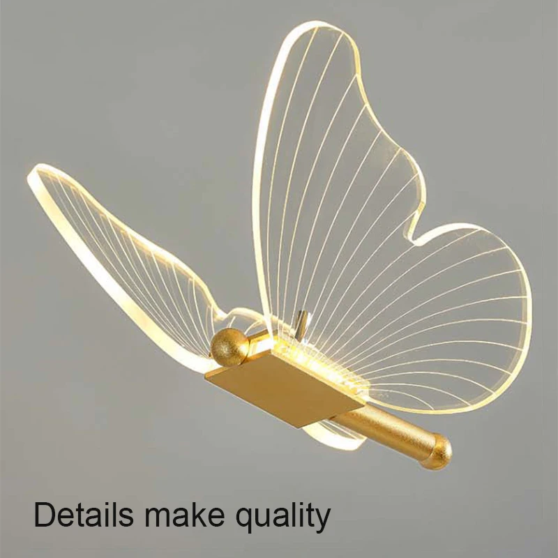 북유럽 LED 테이블 램프 스위치 버튼, 실내 조명, 홈 장식, 거실, 다이닝 테이블, 침실, 침대 옆, 나비 책상 램프