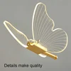 Nordic LED Table Lamps Indoor Lighting Switch Button Bedroom Bedside Living Room Restaurant Home Decoration Butterfly Desk Lamp 6