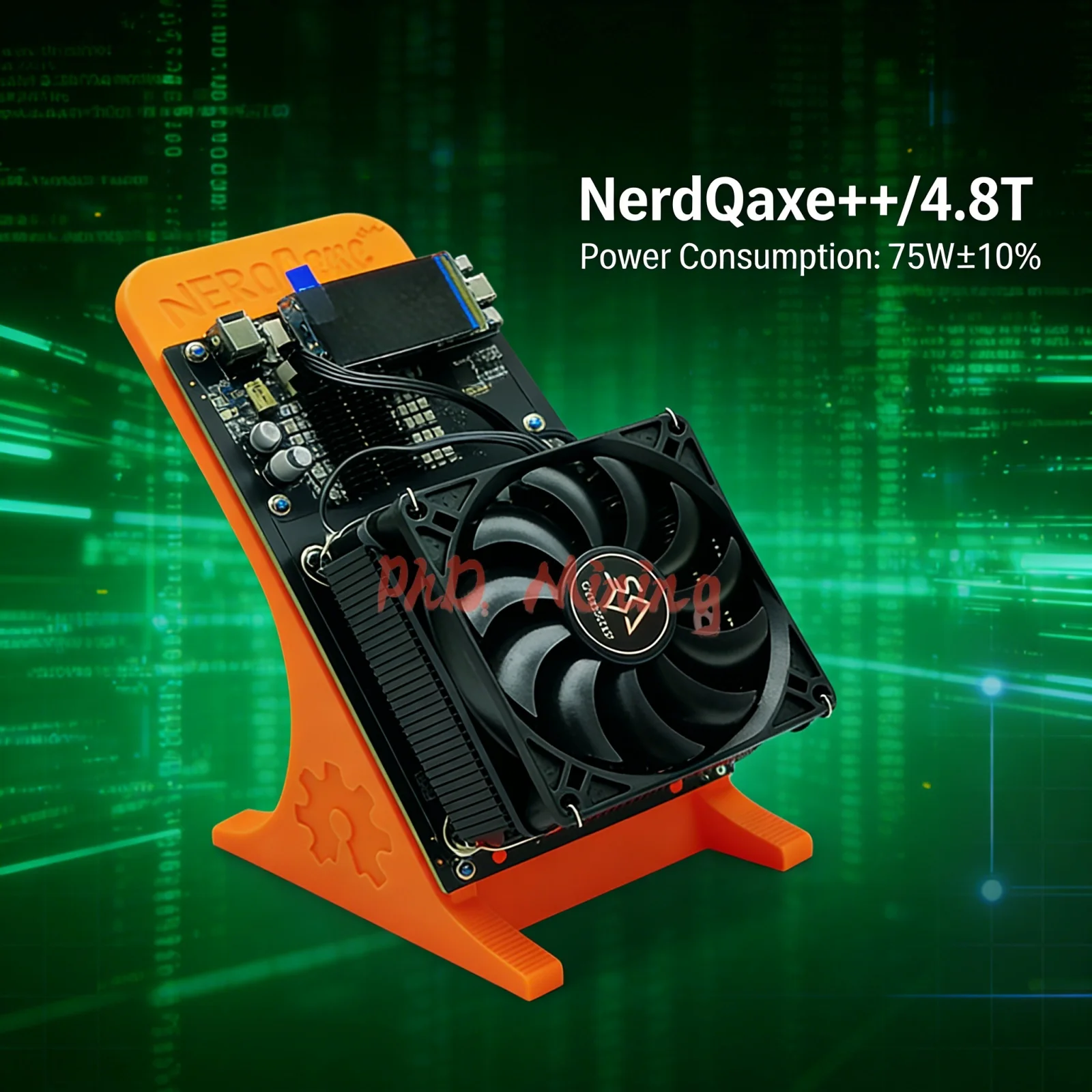 NERDQAXE++ 4.8Th Bitcoin Mining Machine SOLO MINER Plug-and-Play WiFi,  Energy-Efficient Asic BM1370 Miner From AntminerS21 Pro - AliExpress