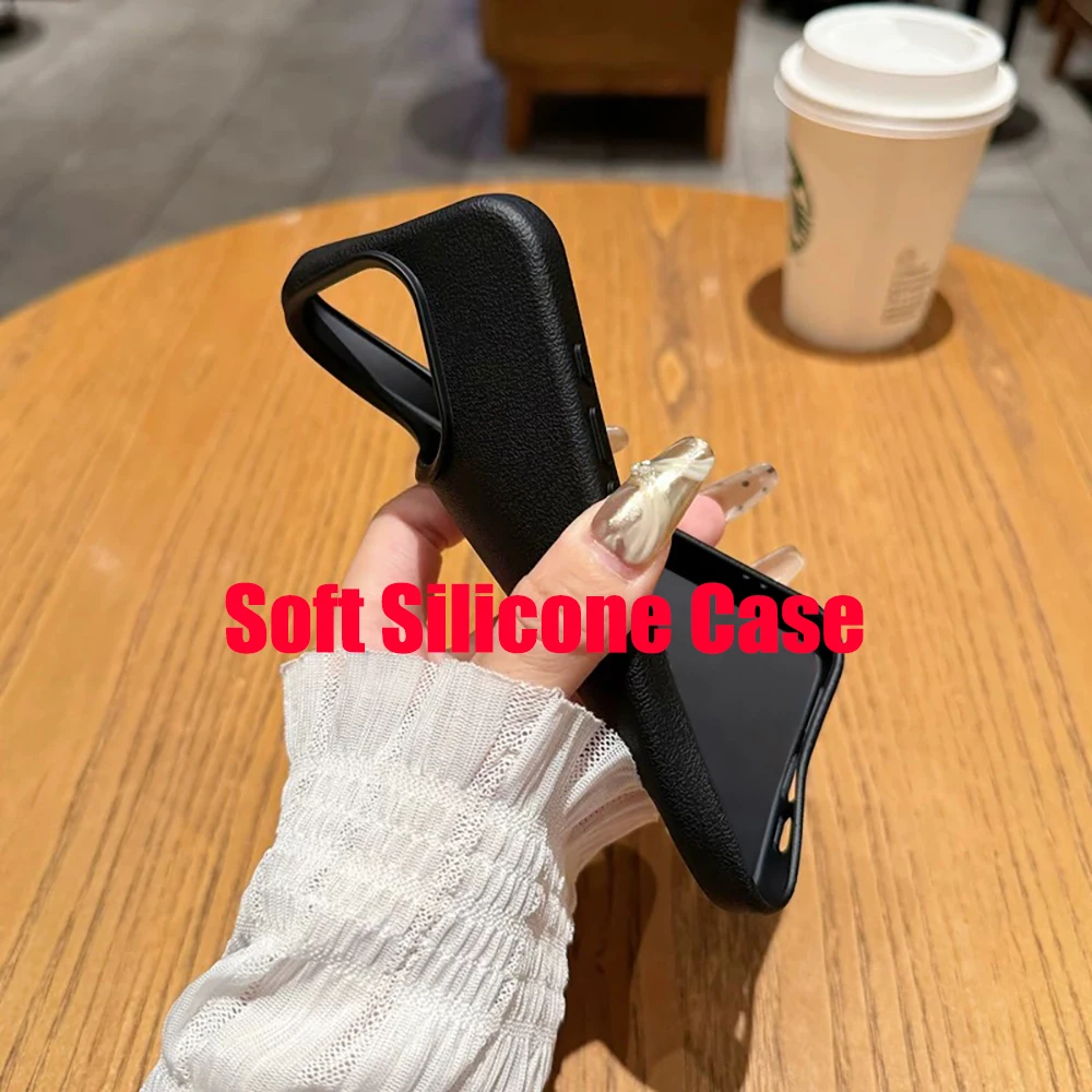 รูปสินค้า เคส iPhone ลายหนัง ซิลิโคนนิ่ม ปกป้องทุกการใช้งาน