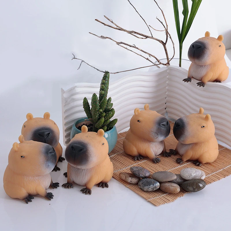 Capybara Anti Stress Fidget Toys For Anxiety Capybara Unusual Object Funny Stuff Brinquedos Para Alívio Do Estresse 3